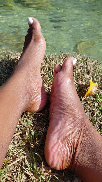 Foot Play by the River