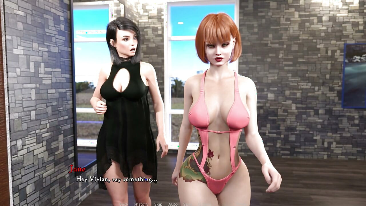Having a Hard Time Fg 12 - Vivian Discovers Jane's Dick Then Gives Blowjob and Gets Fucked