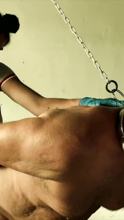 Captivating moment from "Flintstones Dilemma Part 1 - BDSM Fetish Kink at its hardcore"