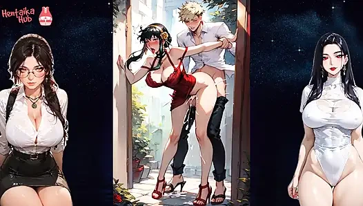 2d хентай, подборка с горячей сучкой Jor Briar.