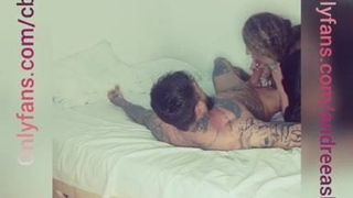 Andreea shemale blow tattooed str8 guy