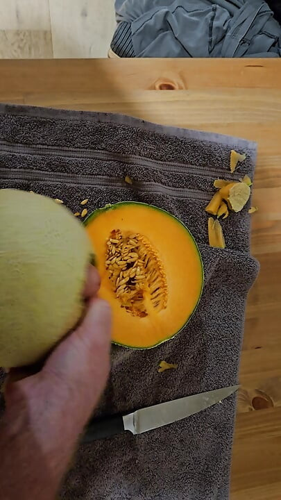 Fucking a melon