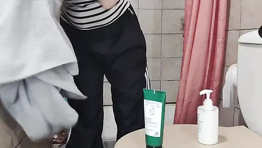 Nach dem duschen