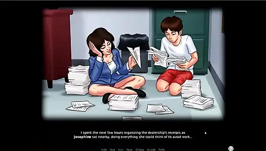 Summertime saga - Eva had her baby ... Johannes fucked Maria while tony was there