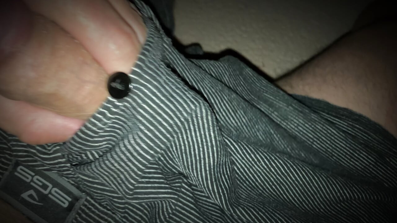 Moaning masturbating to neighbor being fucked at night - Cock throbbing and edging - precum