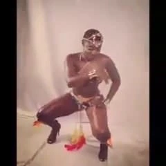 African aka Island dancer