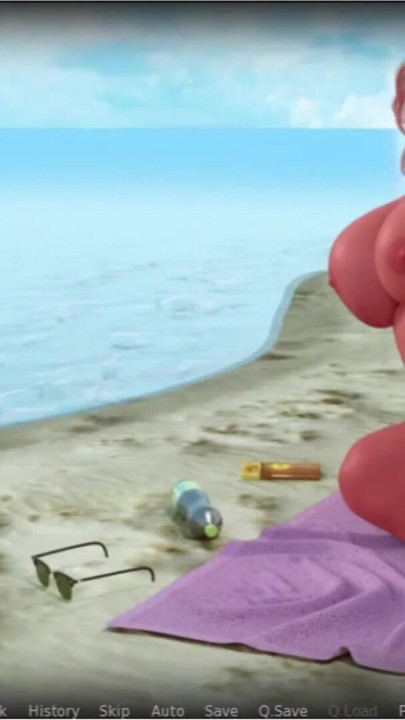 Fat Sluts On The Sun - Game Guy Fucks Milf On The Beach With Big Tits Girlfriend Swallows His Cum | Clip 1