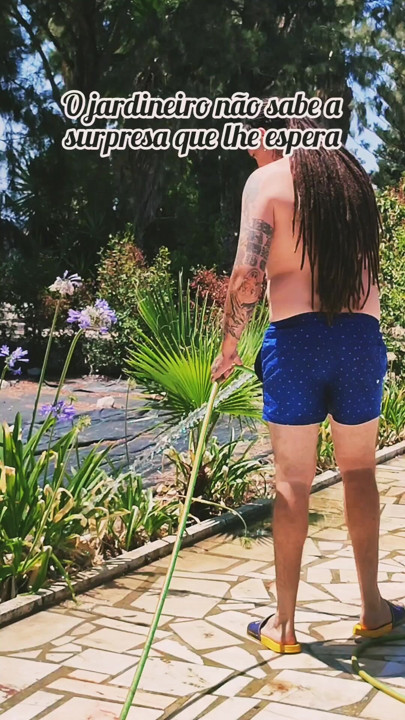 J’ai surpris le jardinier