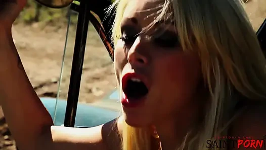 Monique Alexander Gets a Pussy Pounding in a Vintage Muscle Car