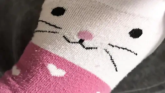 Zara Charm: Natural Hairy Striptease & Sock Fetish Session