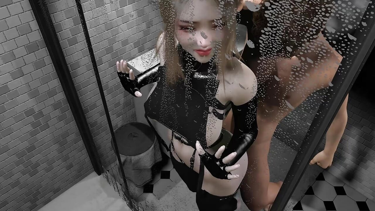 Hot Girl In A BDSM latex Stockings Is Having Fun With Her Boytoy