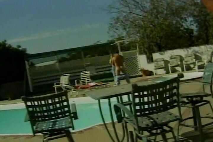 Poolside fuck with stunning blonde pornstar