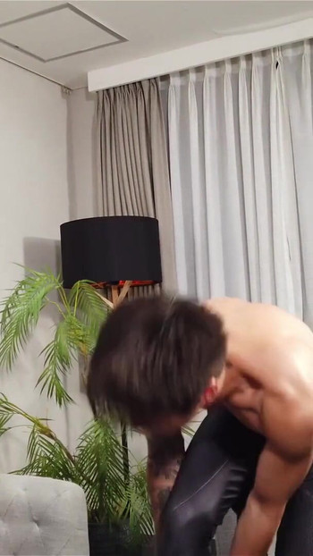 Unforgettable moment from "Spiderman X Superman Sexy Costume RolePlay"