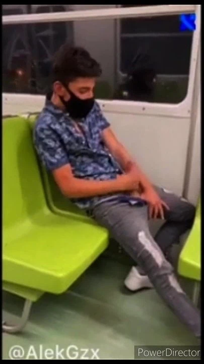 Mexican Boy Jerks Off In Train