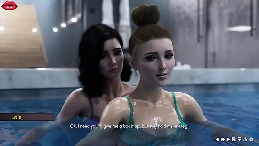 Миссис Денверс 17, Wanda и Lois проводят качественное время вместе в плавании