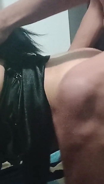 Key moment from "My ex's whore comes to my house to fuck her for a few pesos"
