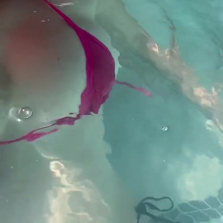 Artemisia Love Showing Her Perfect Tits in a Micro Bikini Underwater