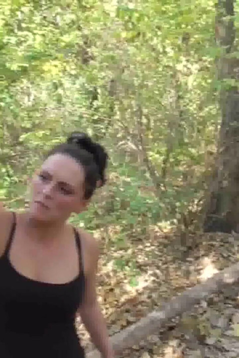 Humiliating him with their spits and slime in the forest