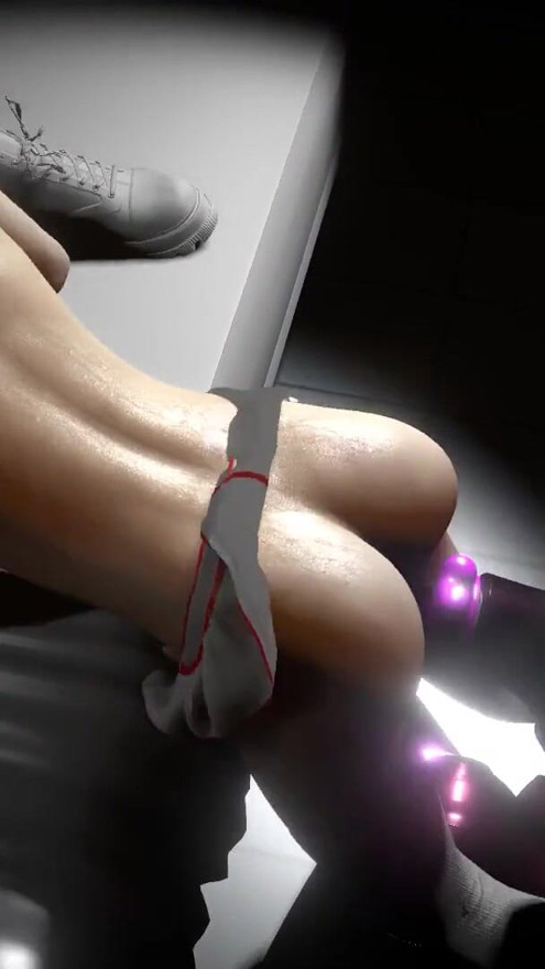 Nurses Eats Pussy as a Robot Dildo Fucks Her | Clip 1