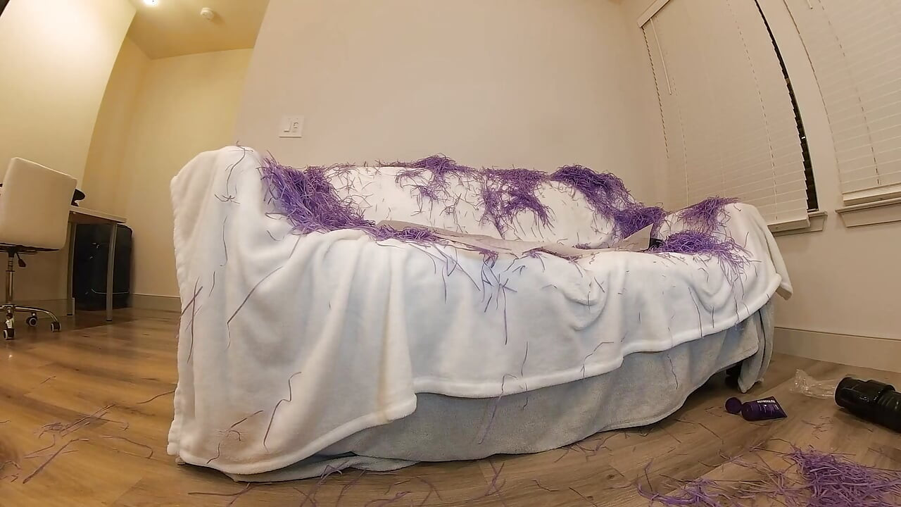 Inflatable Anal Sex Toy on Sofa