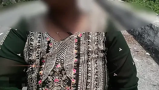 Bike Ride Boobs showing in public road and risk big natural boobs