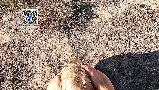 DOGGY STYLE ON THE ROCKS IN PUBLIC