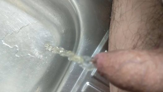 Piss into Kitchen and Bathroom Sink