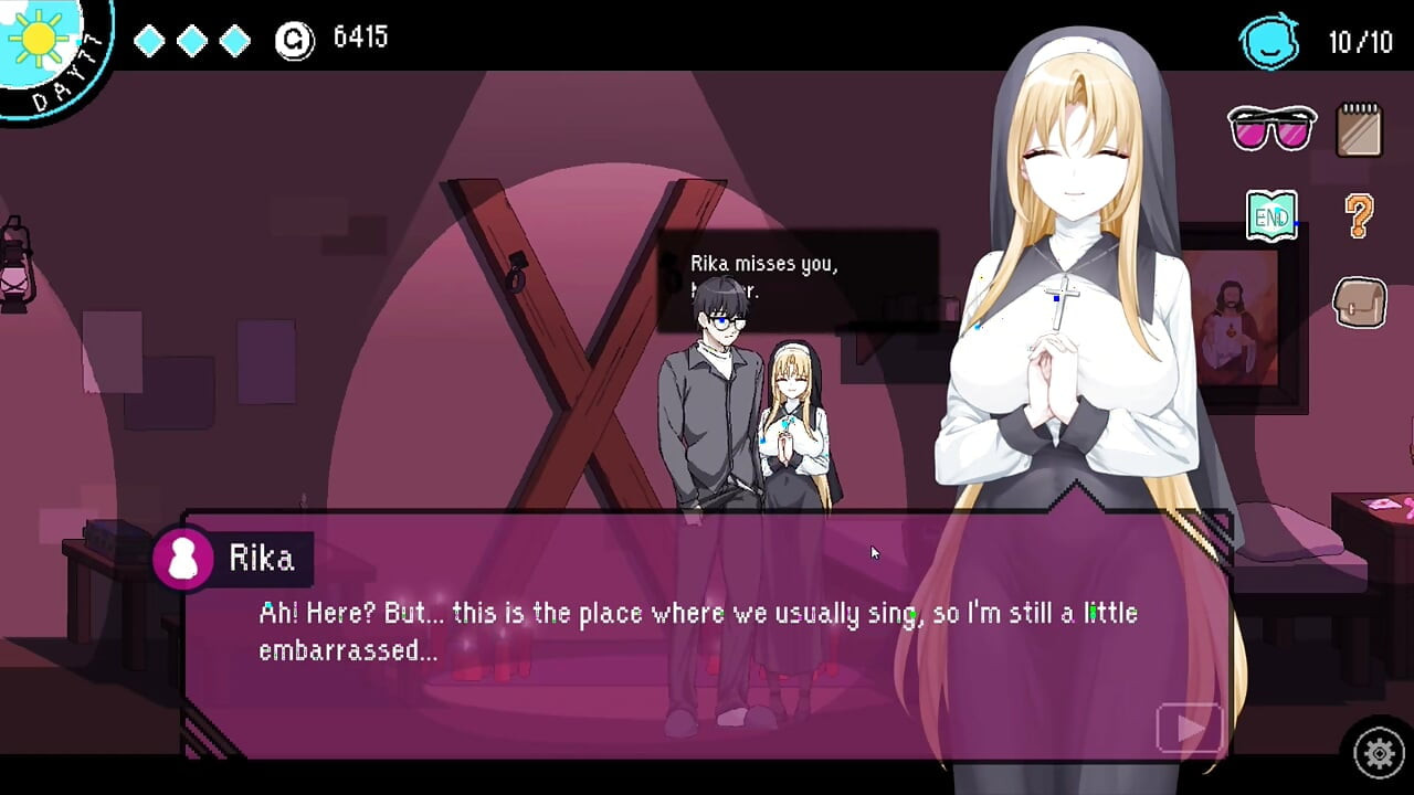 Hentai Game - Kerk Hentai Sex Scenes 3 (Rika The Lewd Nun Heroines) - De Censor
