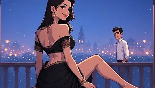 terrace par jake khub maze kiye (Hindi)