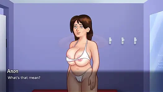 Üvey anne soyunuyor