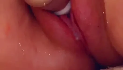 Real pulsating woman orgasm