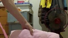 Jebać seks różową poduszkę