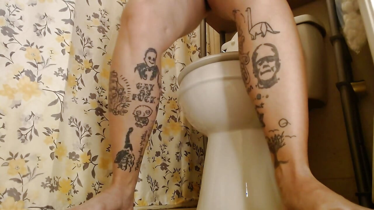 Farting While Using Bathroom