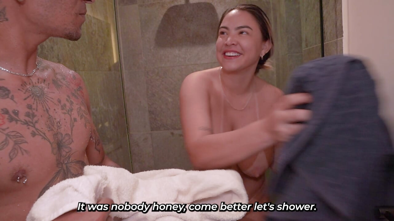 My boyfriend is so clueless that he doesn't realize when his friend is fucking me in the bathroom.