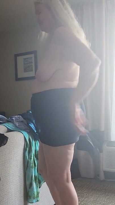 Hot MIlF BBW Doesn't Realize Her Grande Stepson Is Filming Her! | Clip 3