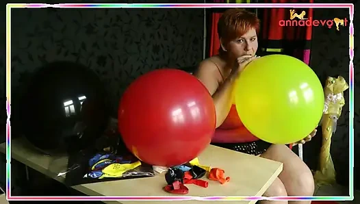 Фетиш на воздушные шары Анны