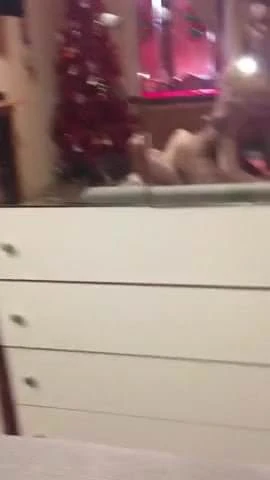 TS Milagros fucked in mirror