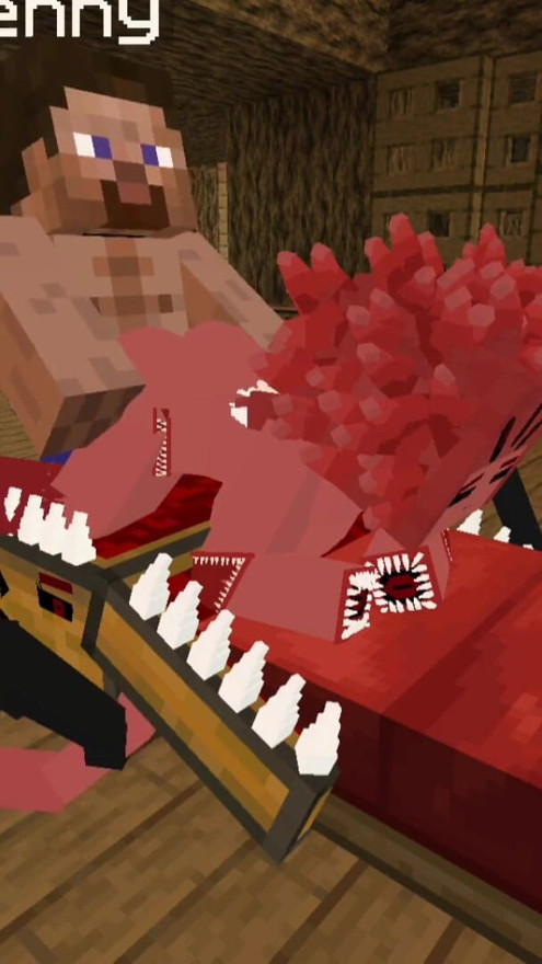 The Jenny Mod Minecraft A little present for you, A MIMIC and she is sexy and ready to fuck | Clip 3