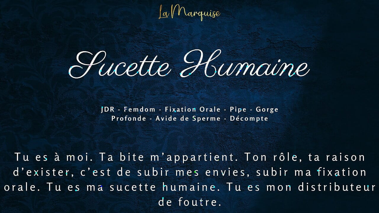 私はあなたのコックに飢えています - フランス語オーディオポルノ兼プレイ