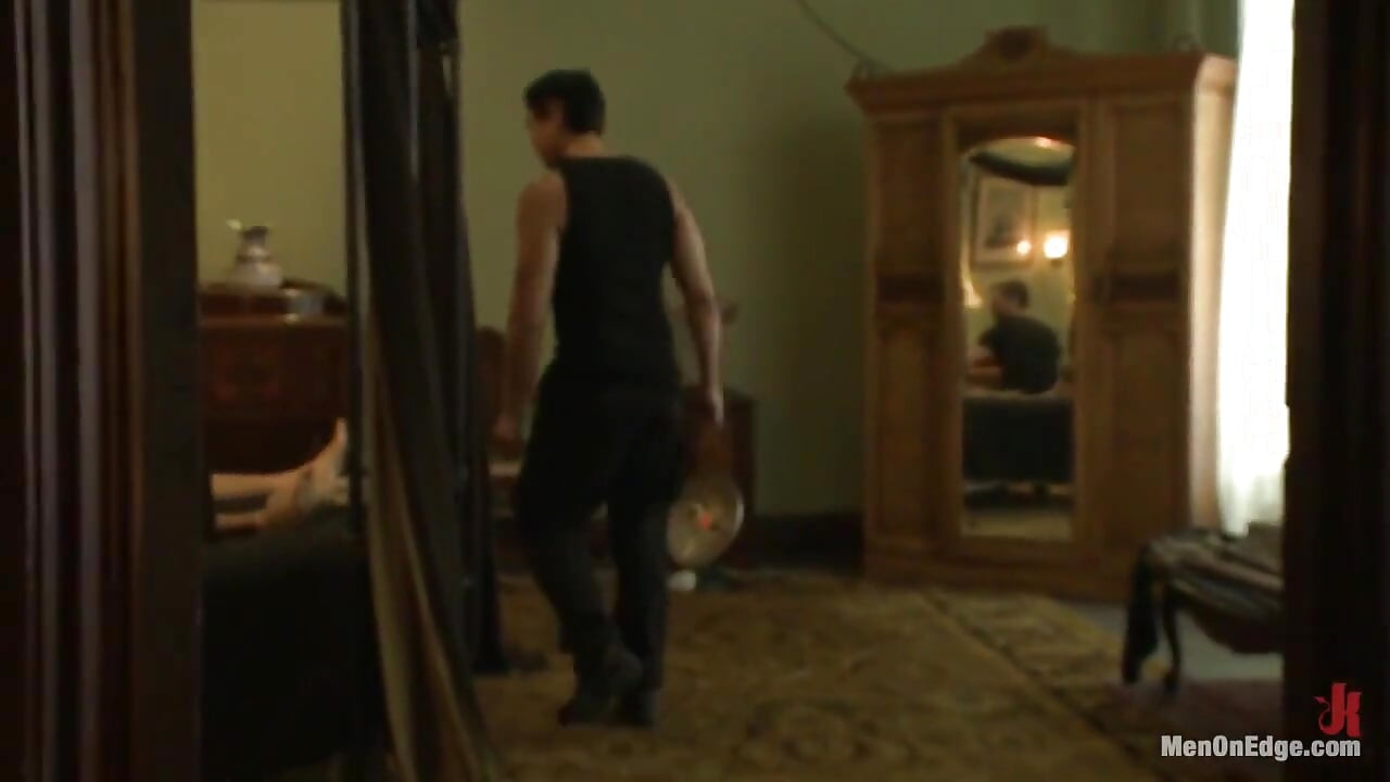 Super hunk andrew blue bound and begging to cum