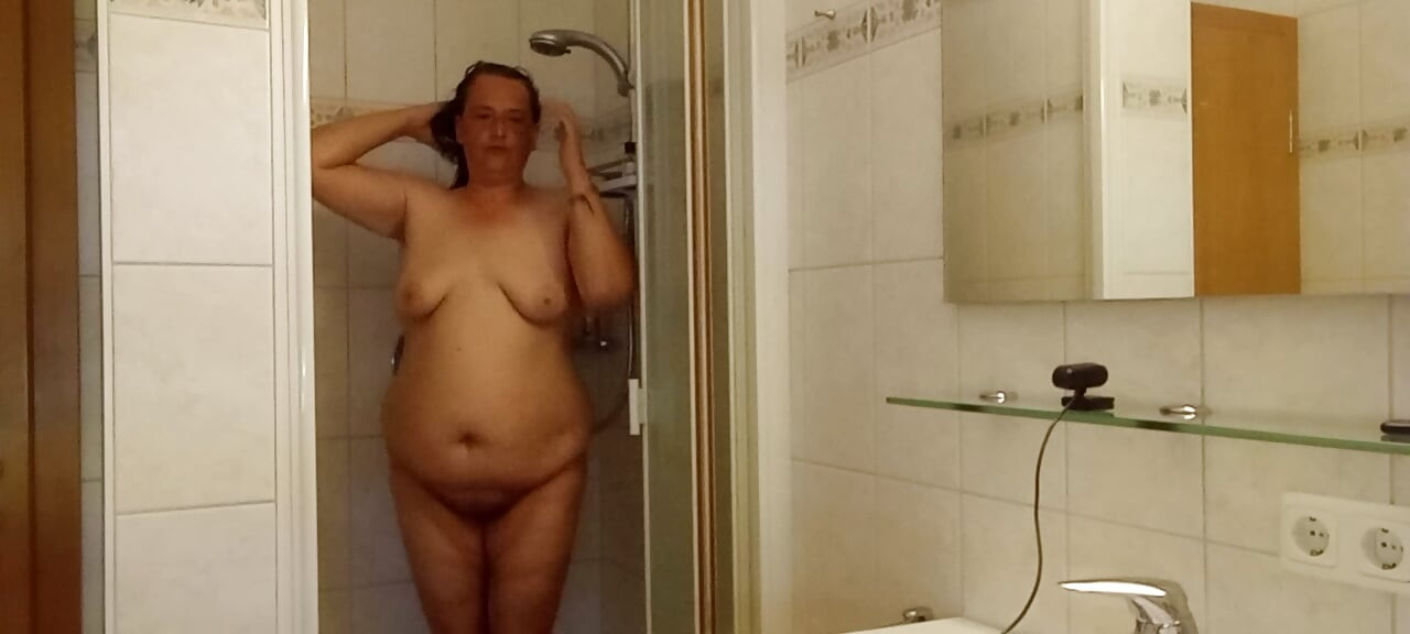 53 and Wet  Real Milf Shower, No Filter