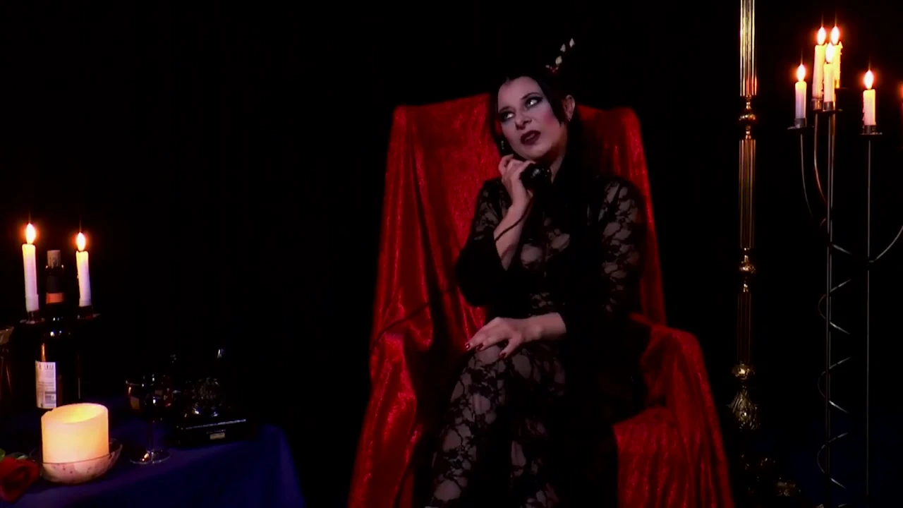 Bound Goth Babe in Lingerie Gets Intense Cock Ride