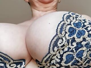 Huge boobs on your face POV by MariaOld milf