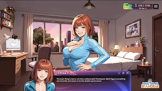 Ep2: Roxanne Flashes Her Assets - My Waifu's Stream Is Going Viral