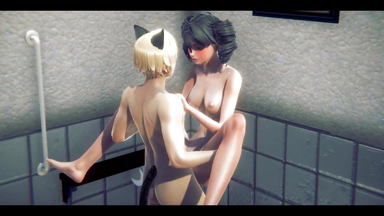 เฮนไต 3 มิติไม่มีเซ็นเซอร์ - Maria โดนเย็ดในห้องน้ํา - หนังโป๊หนังการ์ตูนเอเชียญี่ปุ่น