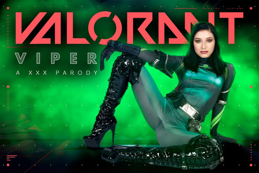 Vrcosplayx - Raven Lane como viper tóxica de Valorant vai fazer você se submeter ao seu testamento