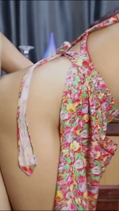 Fuck Thai wife in apron dress blowjob doggy the cum in her mouth | Clip 1