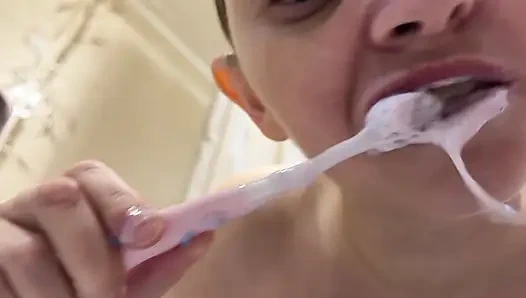 Zähneputzen-fetisch