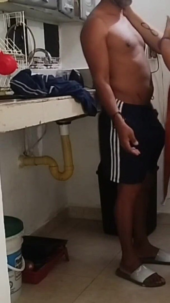 My neighbor knows I'm seeing his stepbrother, now I have to let him fuck my ass so he doesn't tell my husband. | Clip 1