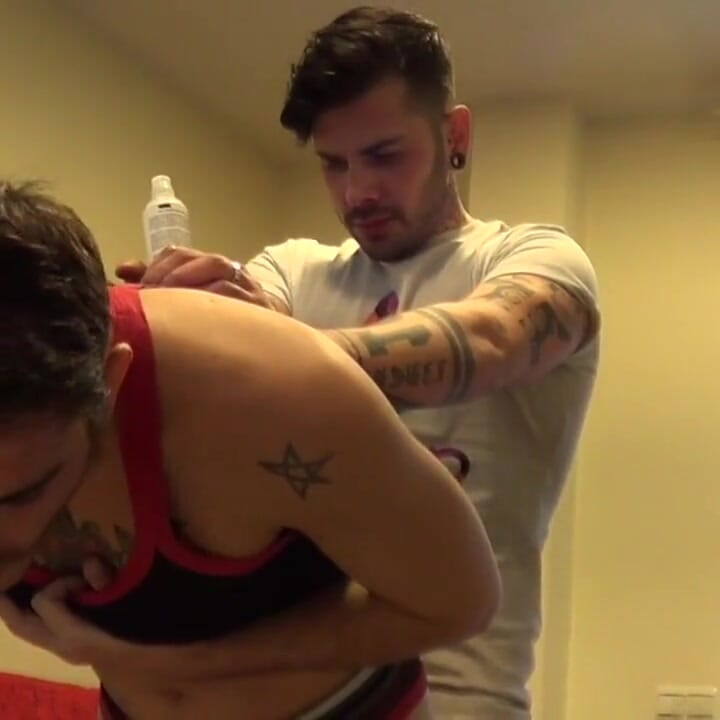 ארס נדפק על ידי כוכבת הפורנו אדיה טראון במדריד